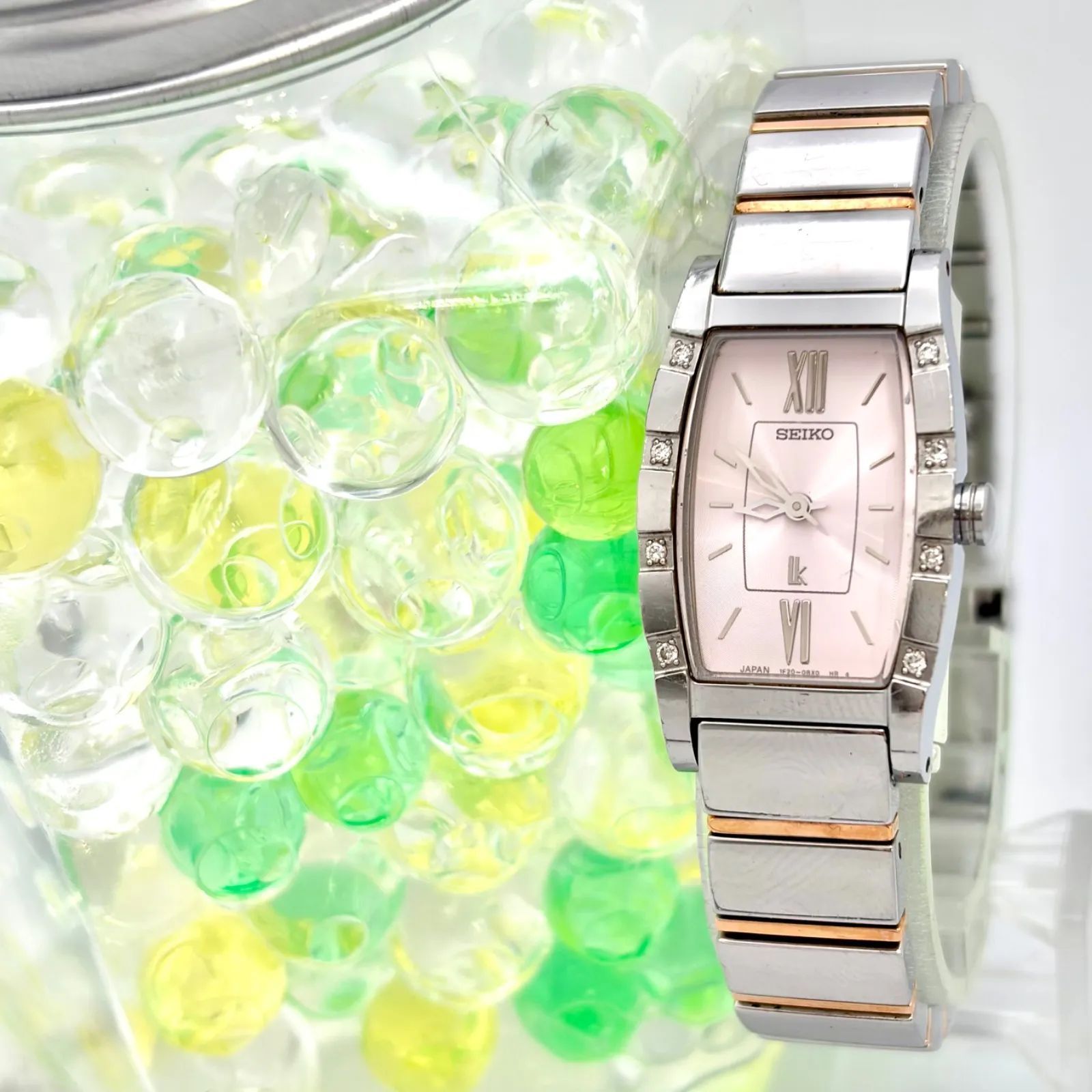 【新品電池】SEIKO セイコー lk ルキア レディース 腕時計 8Pダイヤ ピンク シルバー 1F20-0BK0 475402 - メルカリ
