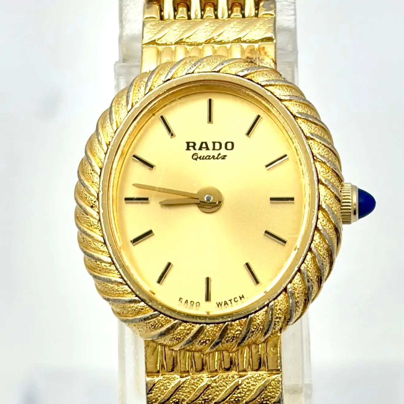 新品電池】RADO ラドー レディース 腕時計 オーバル ゴールド 179.9533