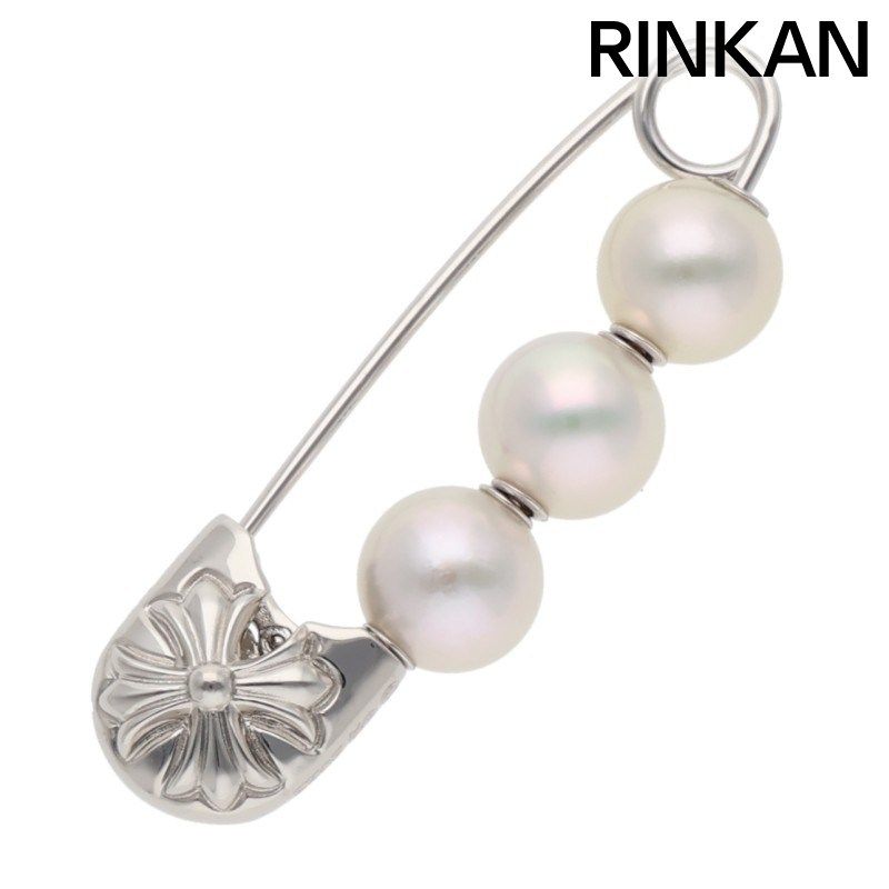 ミキモト　ピンブローチ　スイング　一粒未使用に近い　付属品なし クロムハーツ ×ミキモト mikimoto CHプラスパールホワイトゴールドピン