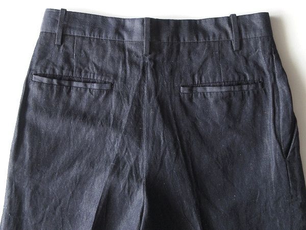 高級 JOHN SMEDLEY ジョンスメドレー ウールリネン パンツ スラックス
