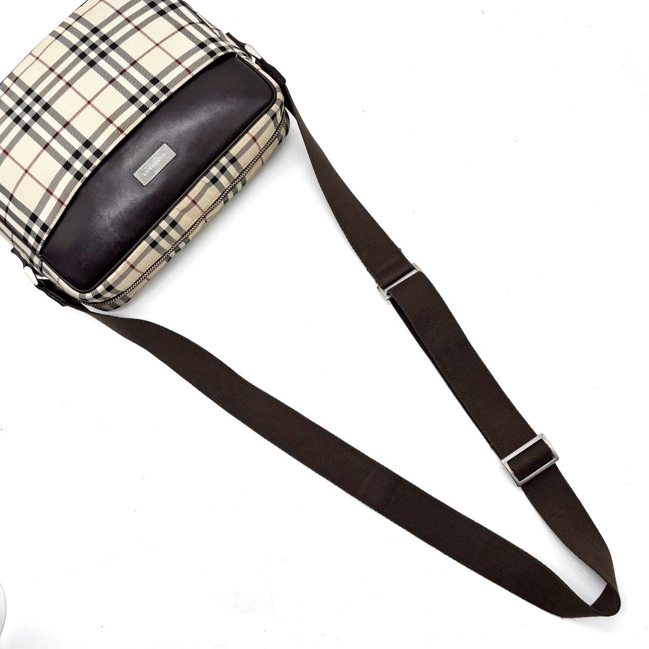 良品】 Burberry バーバリー ノバチェック ショルダーバッグ 