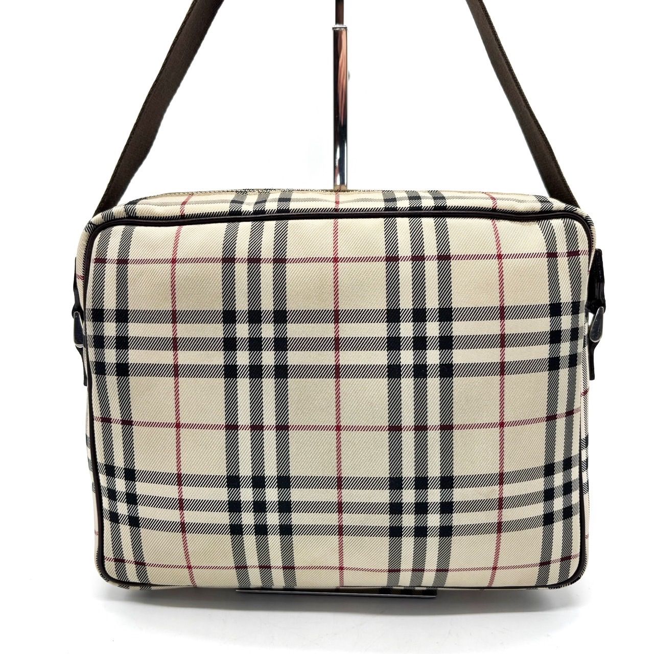 良品】 Burberry バーバリー ノバチェック ショルダーバッグ 