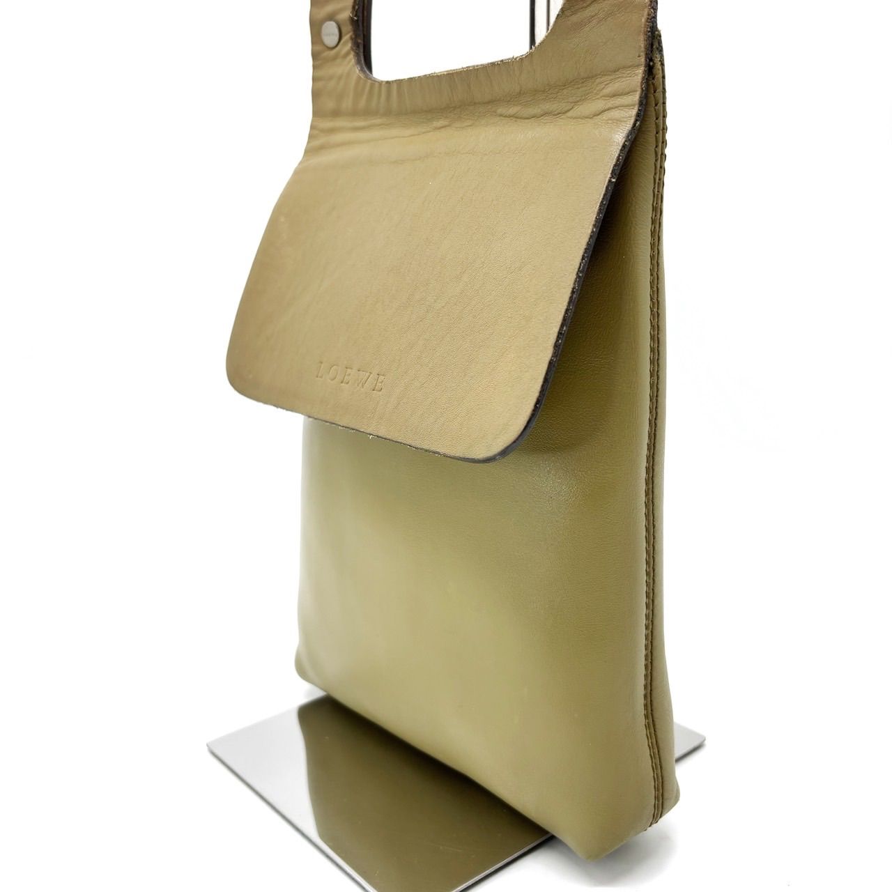 良品】LOEWE ロエベ ショルダーバッグ ポシェット オールレザー 革 