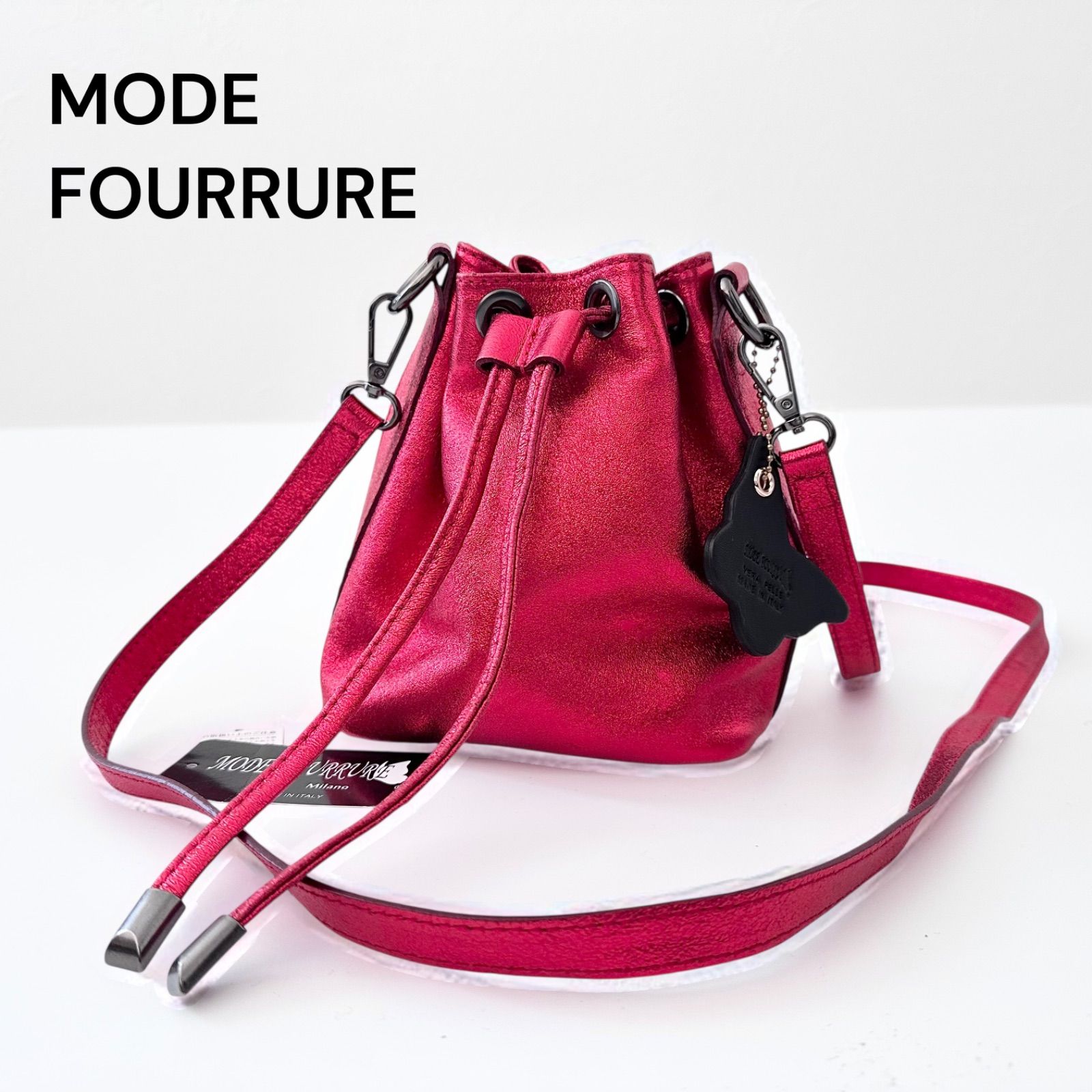モードフルーレ MODE FOURRURE VERA PELLE イタリアンカーフ レザー 