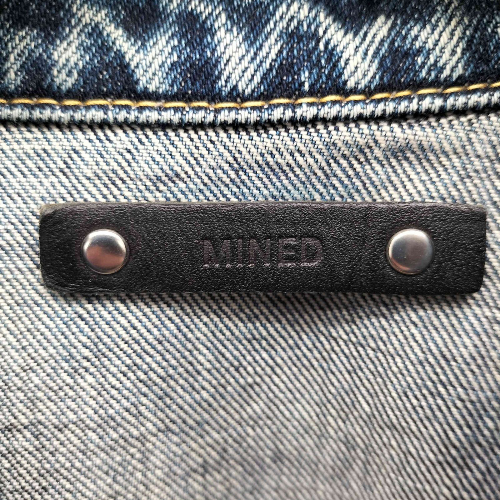 マインデニム MINEDENIM 22AW 3rd型 ダメージ ペンキ加工 デニム 