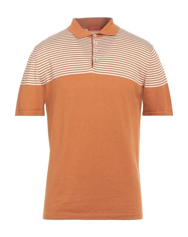 ダニエル フィエゾリ メンズ トップス ポロシャツ DANIELE FIESOLI ポロシャツ Brown ブラウン