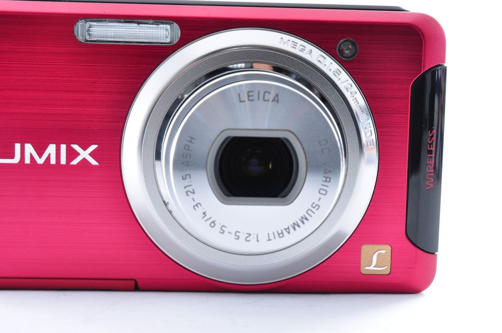 カメラ ☆人気☆ Panasonic LUMIX DMC-FX90 レッド デジカメ