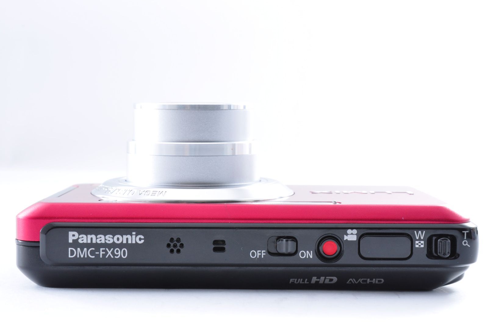 カメラ Panasonic LUMIX DMC-FX90 DIGITAL Camera レッド デジカメ