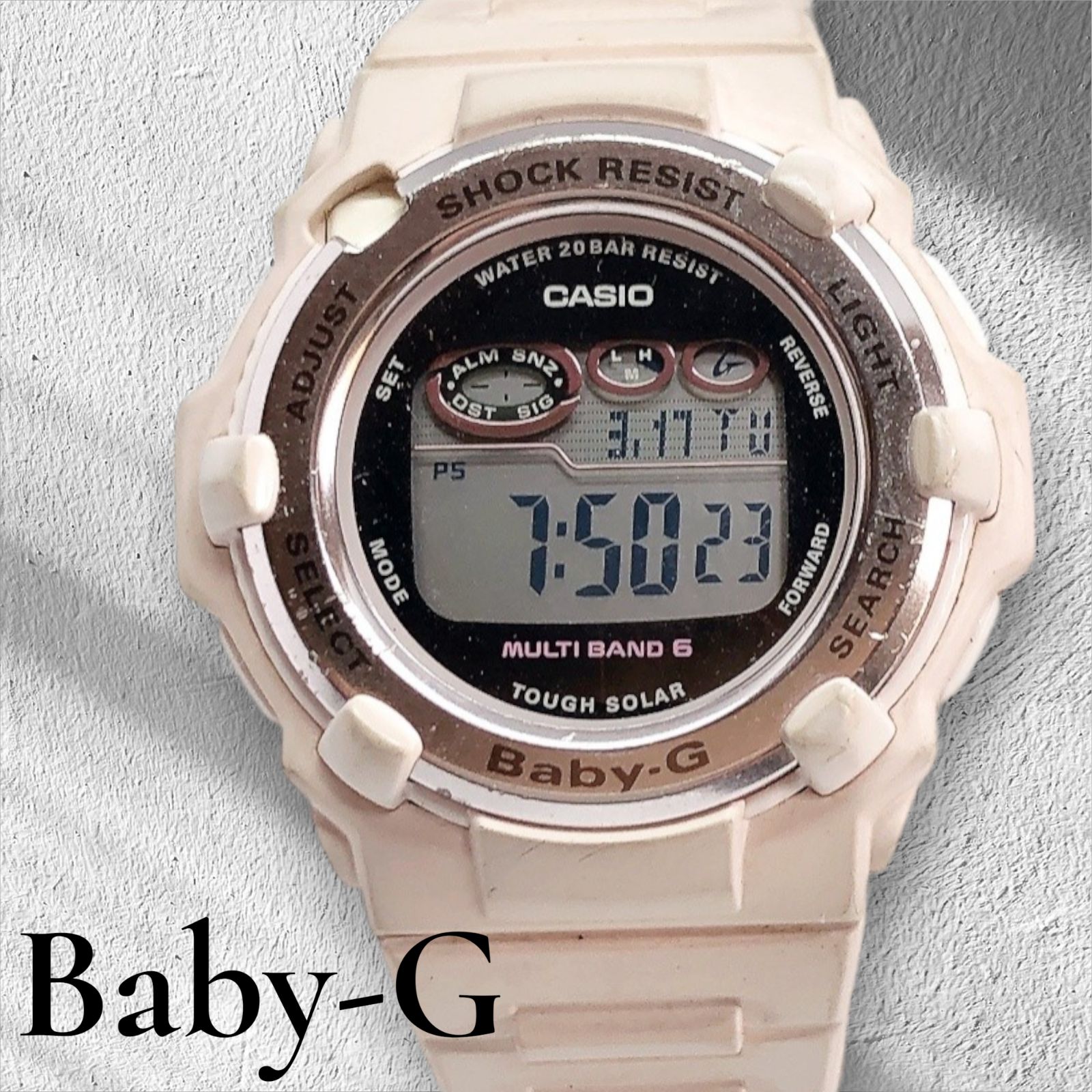 CASIO Baby-G カシオ ベビージー 電波ソーラー タフソーラー 電波受信 