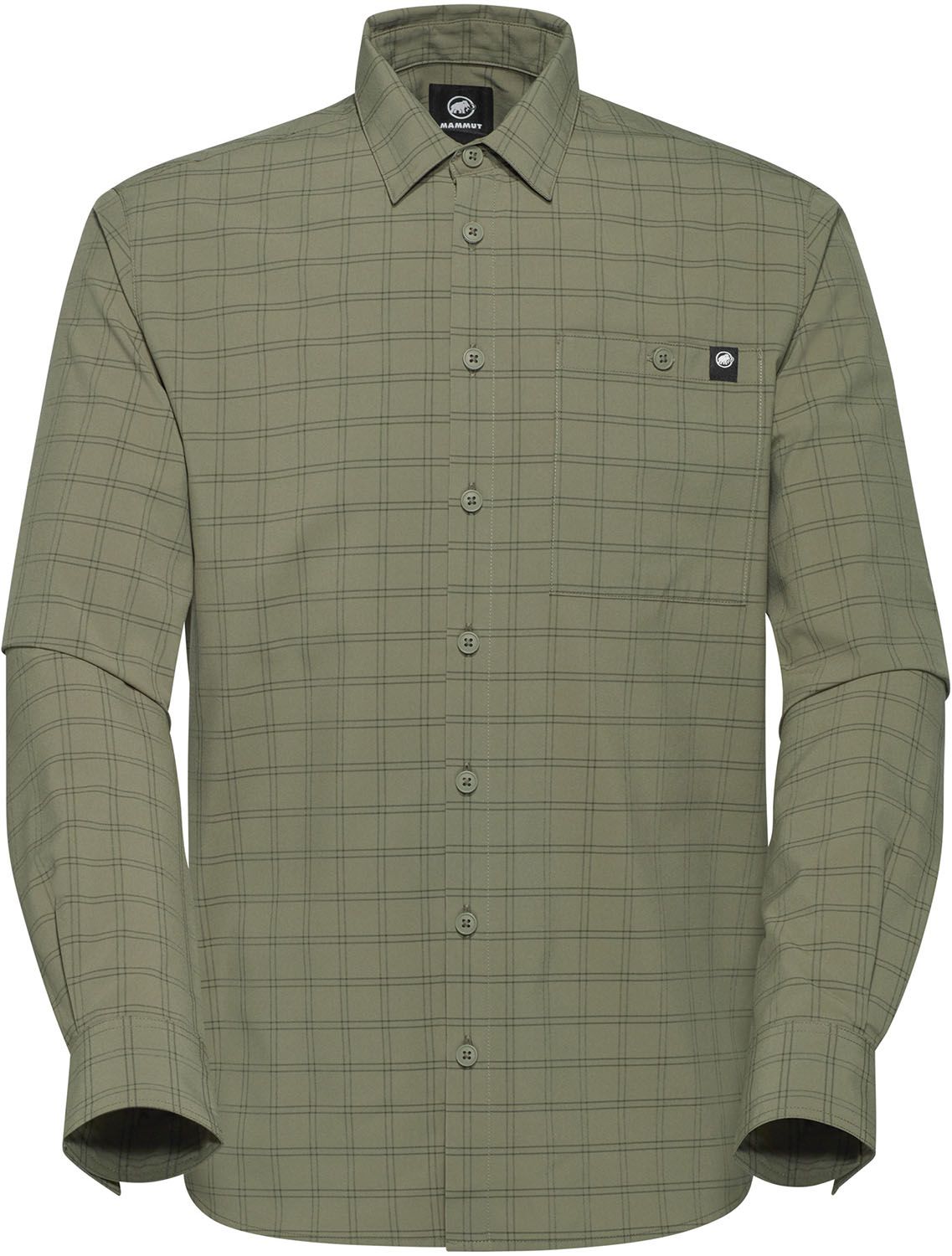 マムート MAMMUT アウトドア LENNI LONGSLEEVE SHIRT AF MEN 長袖 シャツ トップス ロングスリーブ 開襟 トレッキング ハイキング 登山 1015-01650 101501650 40300 MARSH-DARKMARS