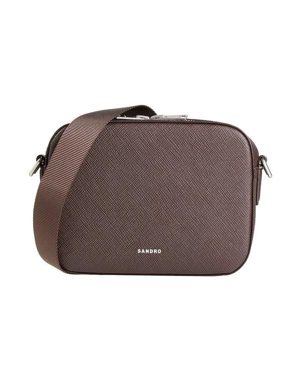 サンドロ メンズ バッグ SANDRO クロスボディバッグ Chocolate Brown 