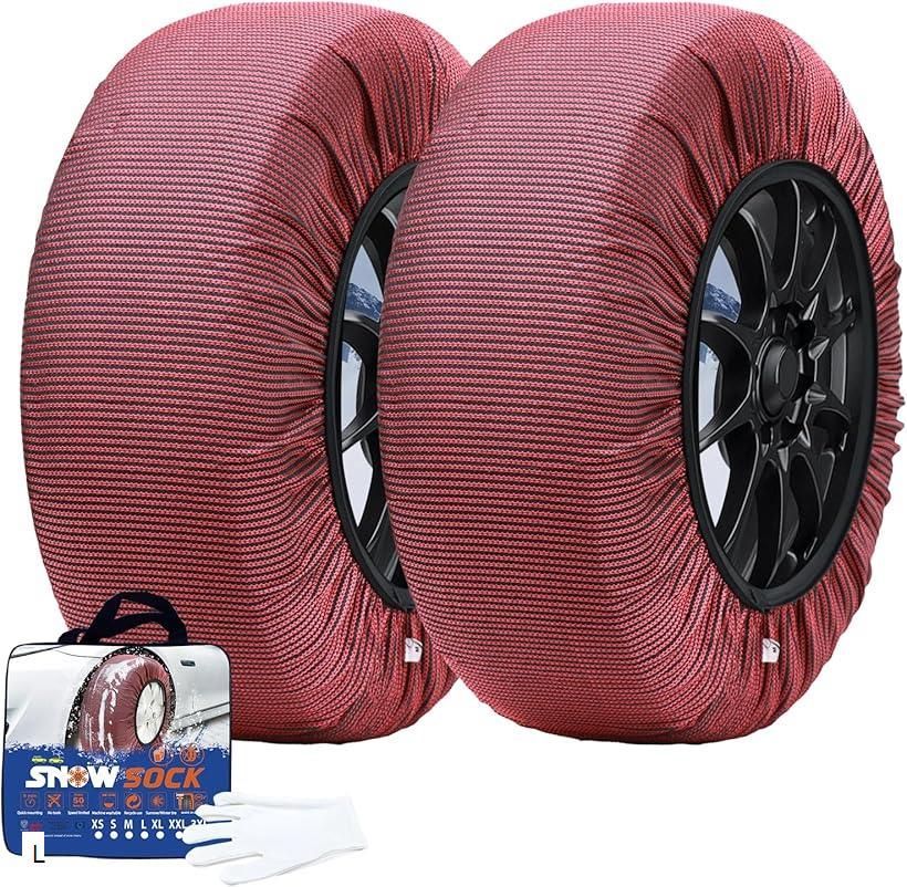 新品未使用】タイヤチェーン 布製タイヤチェーン スノーソックス 