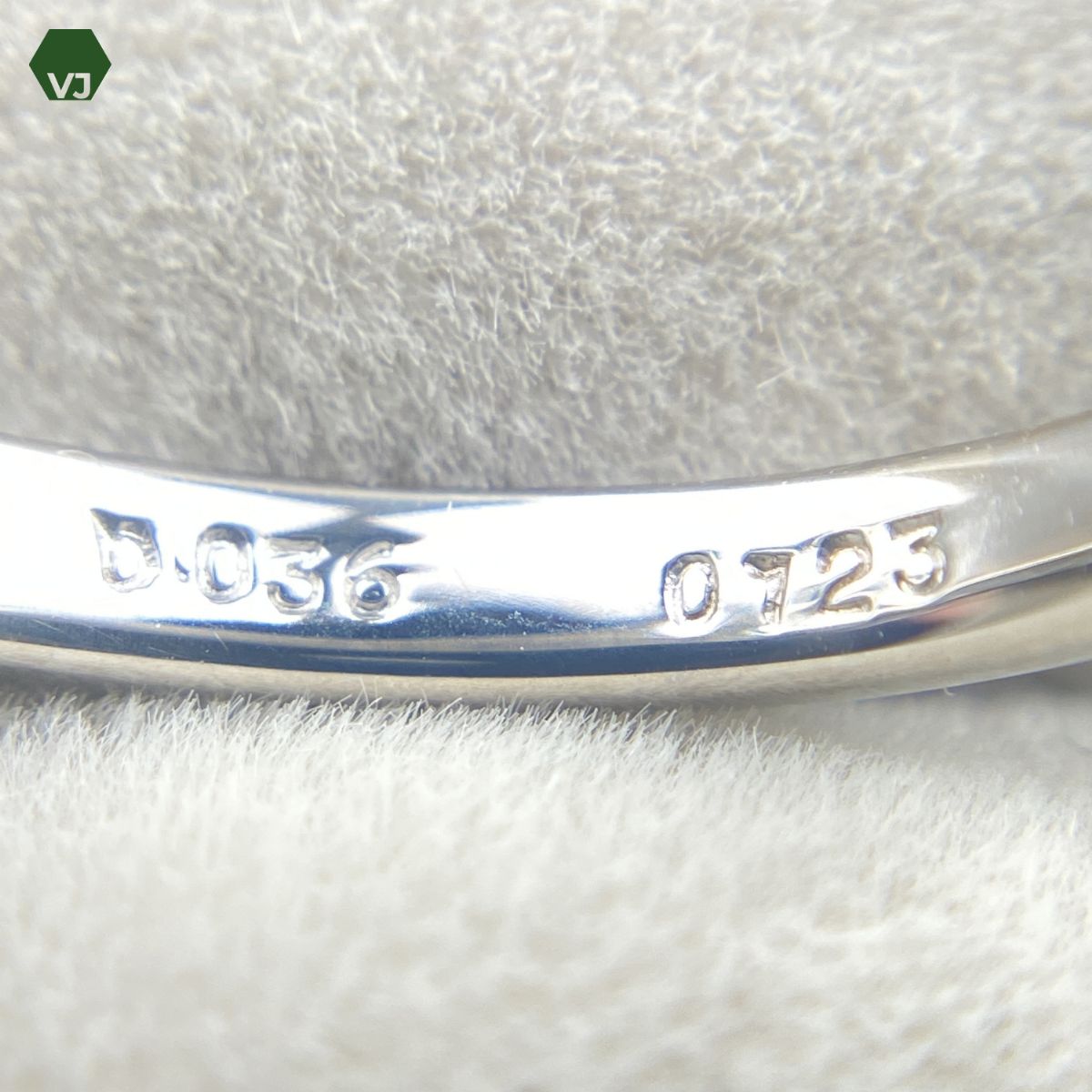 33-18】ブラジル産パライバトルマリン ダイヤ リング0.123ct D0.36ct 