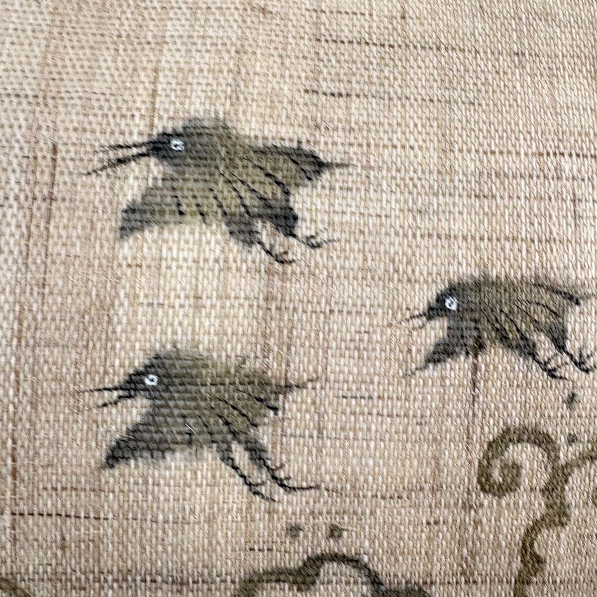 名古屋帯 名品 夏帯 鳥 波 薄茶色 麻 【中古】 - メルカリ