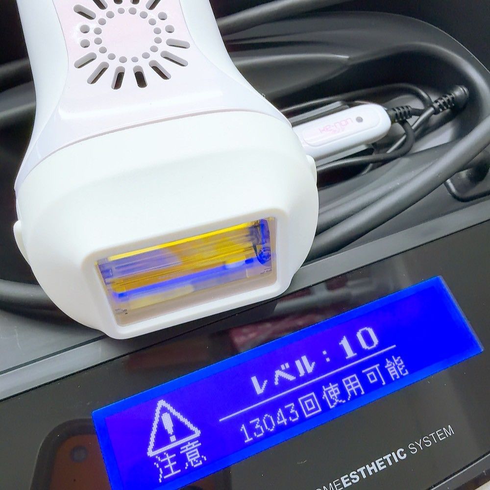 ke-non ケノン 脱毛器 カートリッジ付 ver8.4 最新シリーズ＊ほぼ未使用》 ケノン ver 8.4 カートリッジ 2つ付き