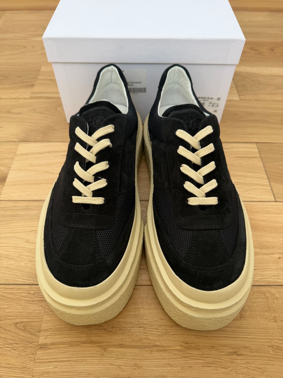 MM6 Maison Margiela スニーカー 43 28cm ブラック 厚底 新品 箱付