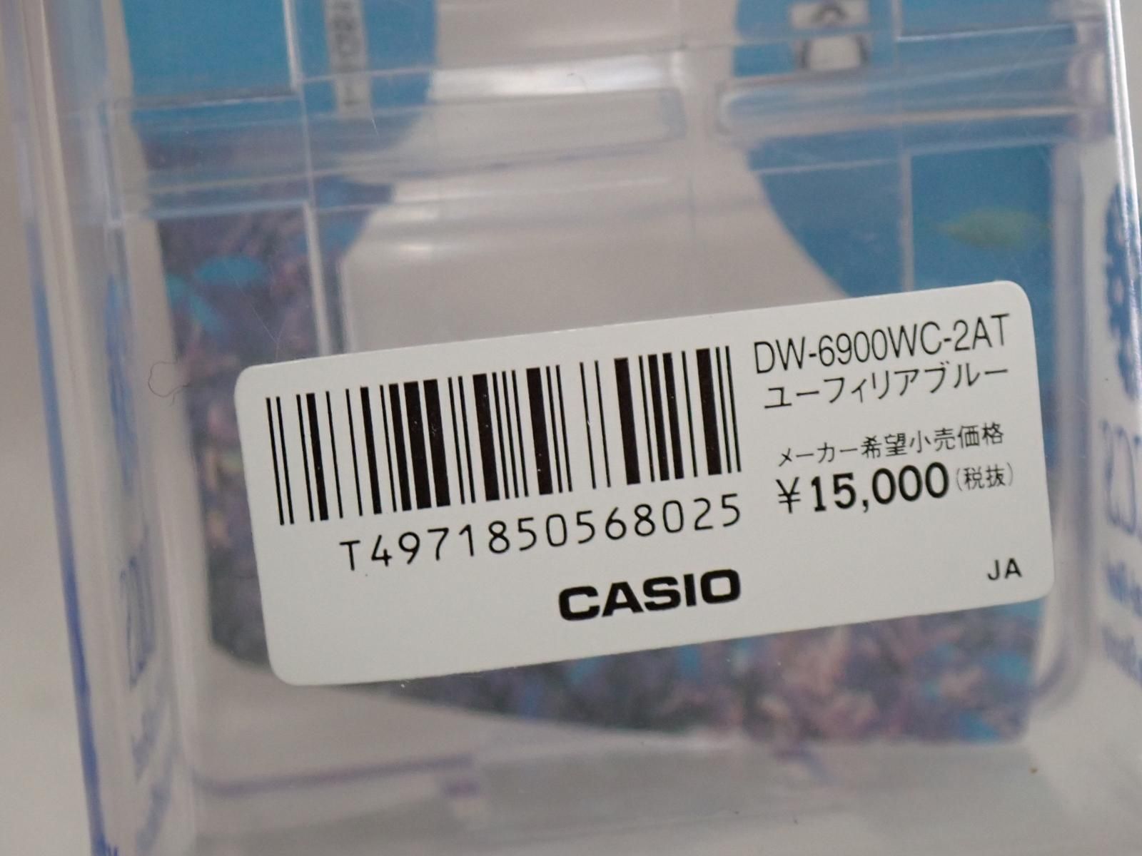 ☆5406☆G-SHOCK ジーショック DW-6900WC-2AT W.C.C.S 世界サンゴ礁 