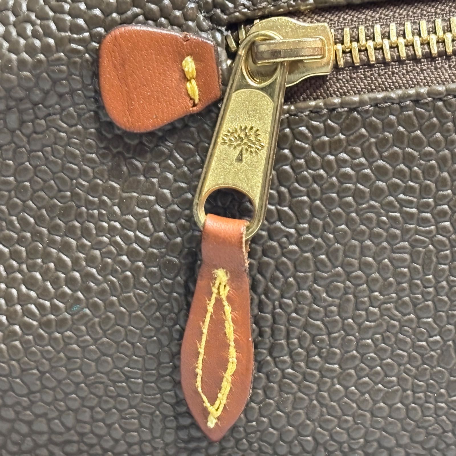Mulberry マルベリー レザー ボストンバッグ ハンドバッグ 旅行鞄 