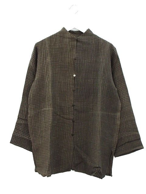 ヨーガンレール JURGEN LEHL リネン シルク ロング ブラウス シャツ