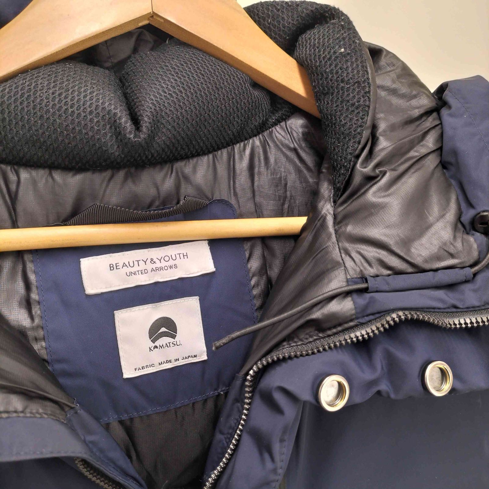 ユナイテッドアローズ UNITED ARROWS 小松マテーレ フーデッドダウン 