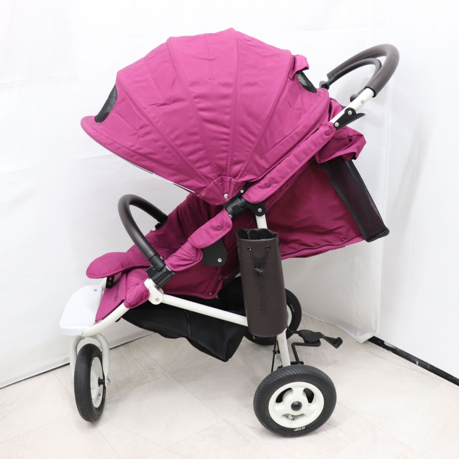 美品】AirBuggy エアバギー ココ ピンク ベビーカー 3輪 ベビー用品 