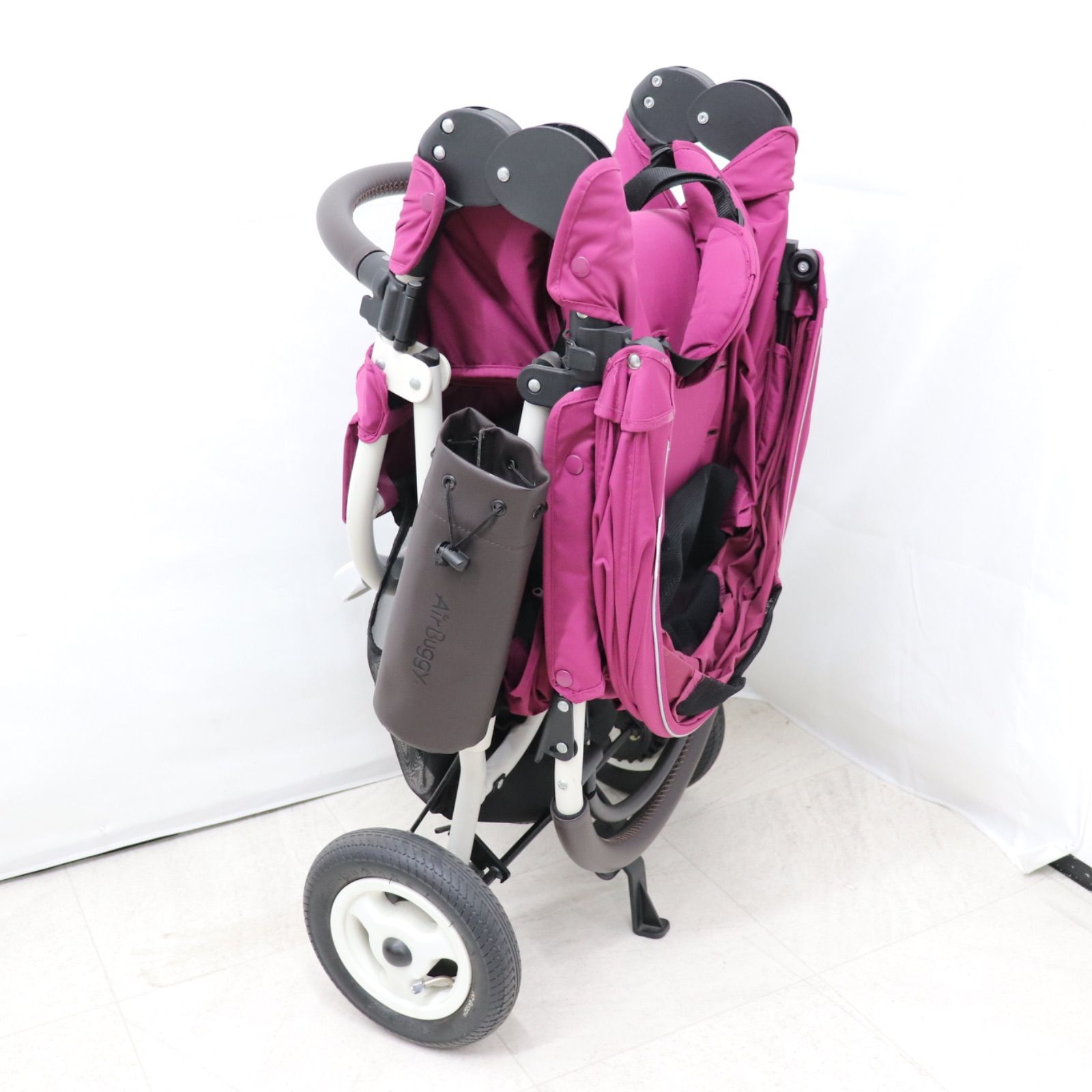 美品】AirBuggy エアバギー ココ ピンク ベビーカー 3輪 ベビー用品 