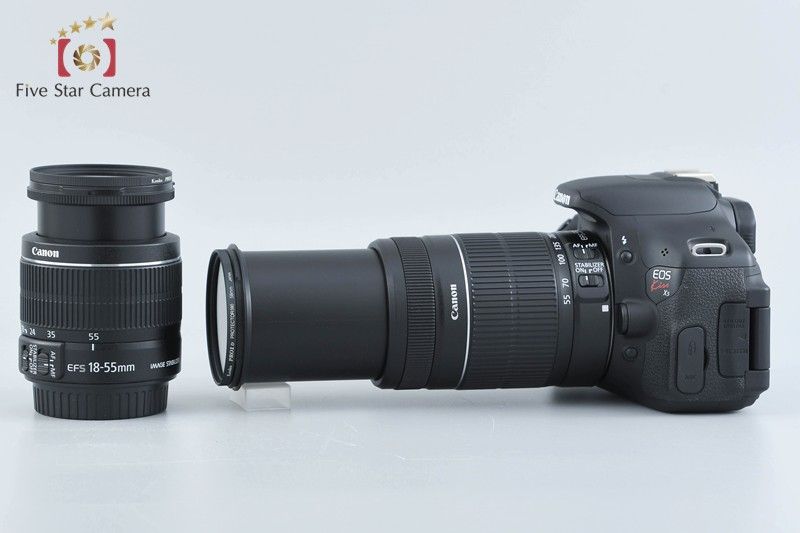 中古】Canon キヤノン EOS Kiss X5 ダブルズームレンズキット