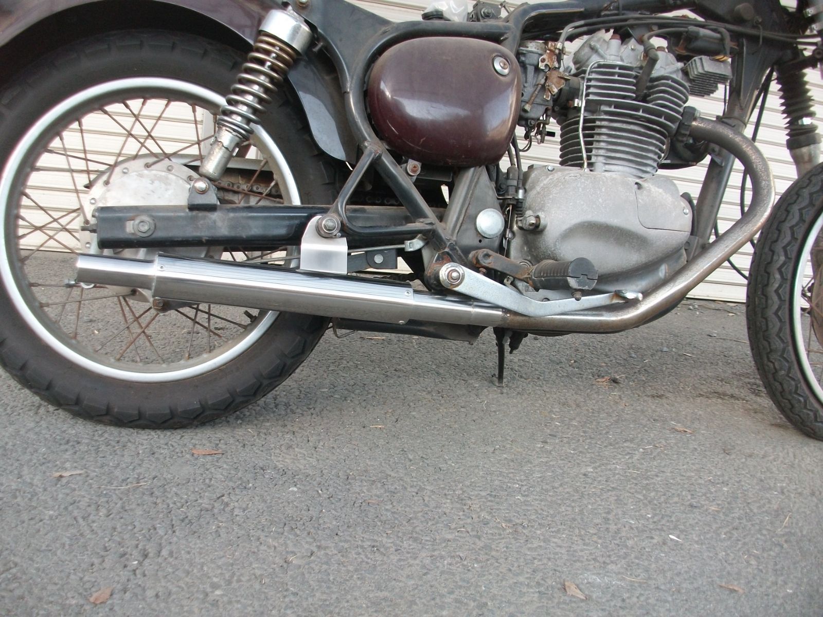 エストレヤ250専用 スリップオン マフラー RS.ヨコタ製 キャプトン