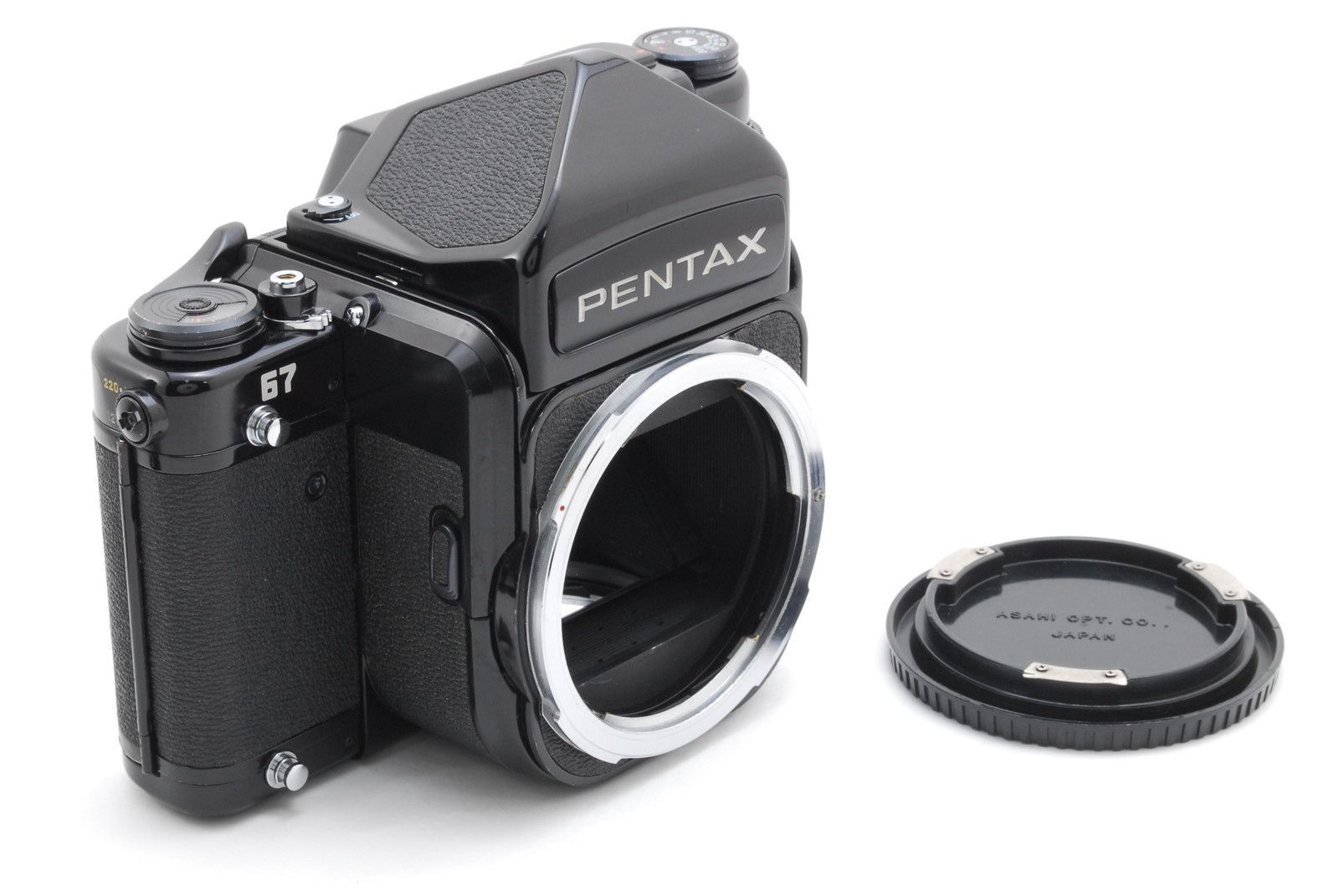 【動作確認済】Pentax 67 TTL ミラーアップ 後期モデル ボディ 美品 保障付 動作確認済】 Pentax ペンタックス 67 TTL Mirror Up