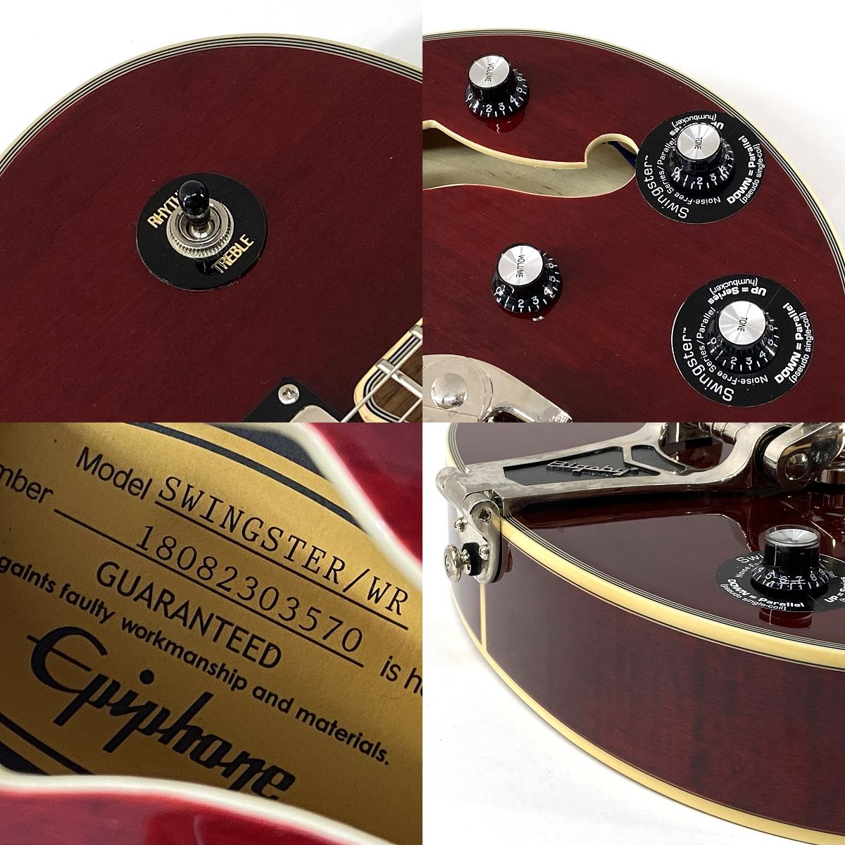 Epiphone エピフォン SWINGSTER / WR ワインレッド フルアコ フル