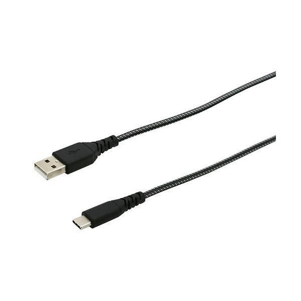 PC周辺機器 〔5個セット〕wantobe 究極ストロングケーブル TYPEC 3A 0.5M BK WTCKS050KX5