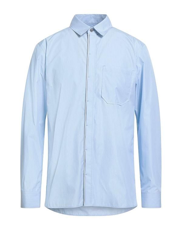 Theory 水色 ストライプ 長袖シャツ セオリー メンズ トップス シャツ THEORY ストライプ柄シャツ Sky Blue