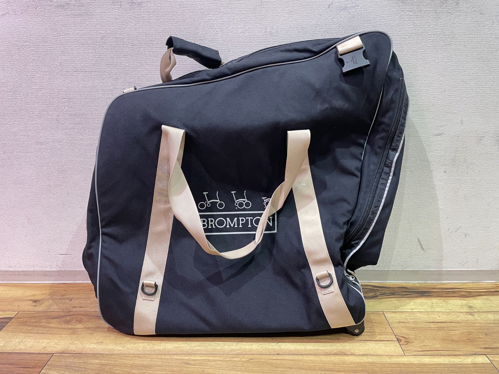 ブロンプトン　Brompton　専用輪行バッグ　B Bag　美品 P4059 □USED□BROMPTON ブロンプトン B-BAG 輪行 飛行機用輪行袋