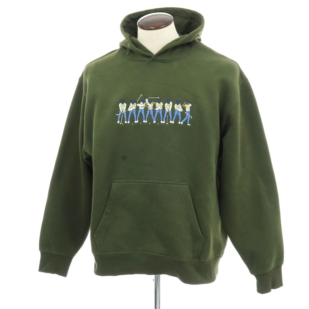 【中古】イーストサイドゴルフ Eastside Golf ポリエステルコットン プルオーバー パーカー オリーブグリーン【サイズXL】【メンズ】 中古】イーストサイドゴルフ Eastside Golf ポリエステルコットン プル