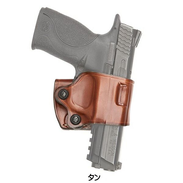 AKER ヤキスライド ホルスター No.154 右利き ブラック タン Colt 1911