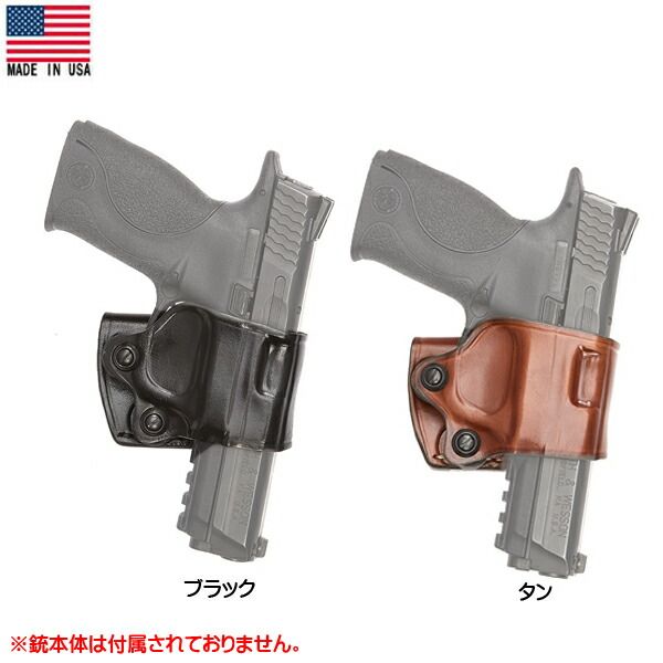 AKER ヤキスライド ホルスター No.154 右利き ブラック タン Colt 1911