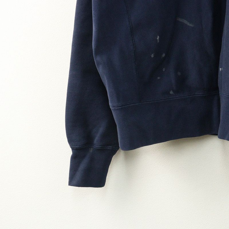 ジャクソンマティス JACKSON MATISSE YALE Y SWEAT ペンキUSED加工 クルーネックスウェット オーバーサイズ M ネイビー┃【2400014872675】 ジャクソンマティス JACKSON MATISSE YALE Y SWEAT ペンキUSED加工