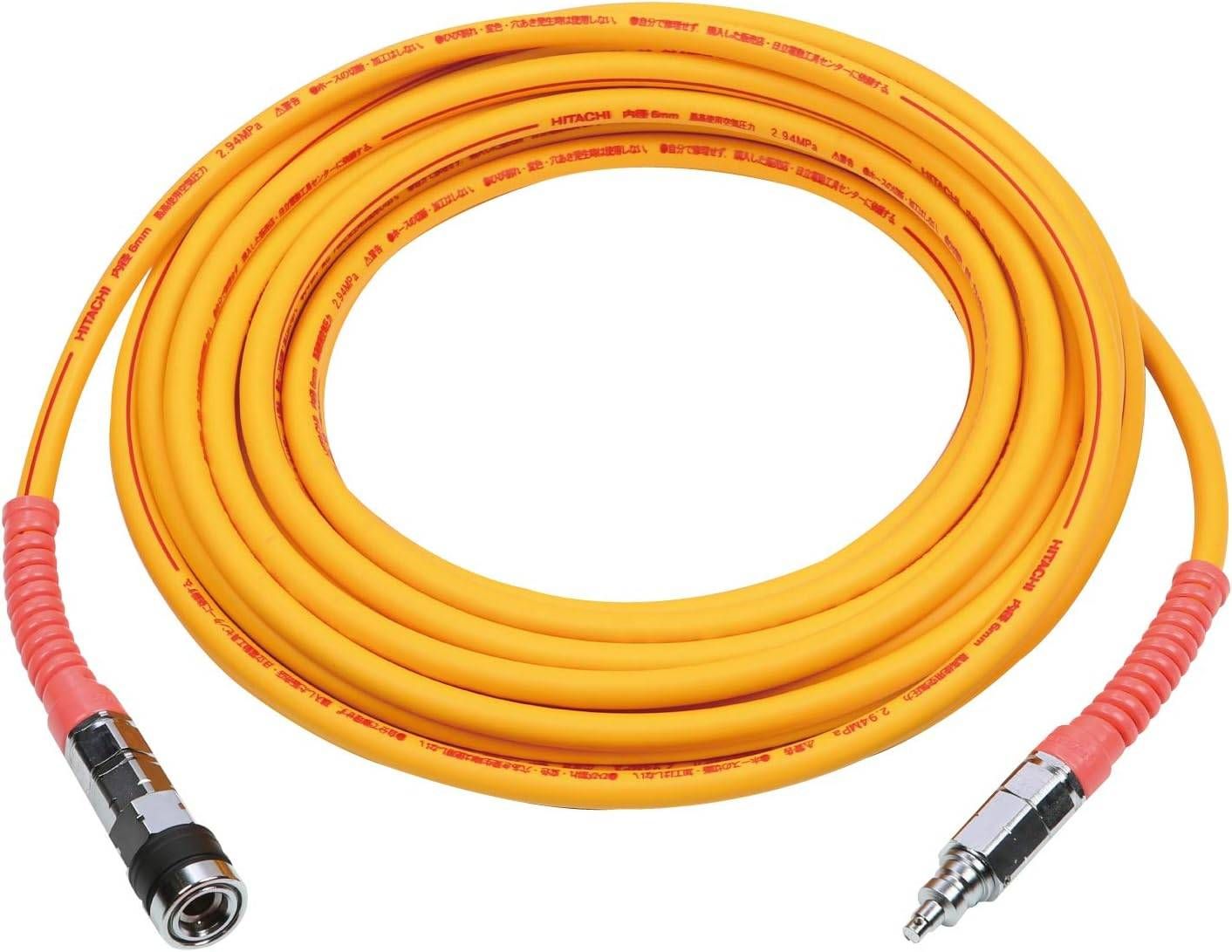 新品 HiKOKI(旧日立工機) エアホース(高圧用) パージプラグ付 6mm×15M 0088-7049 内径6mm パージプラグ エアツール用