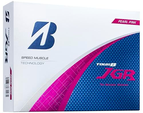 Brand New BRIDGESTONE (Bridgestone) Golf Ball Tour B JGR 2025 Model 12 Ball Pack Pearl Pink J5PX