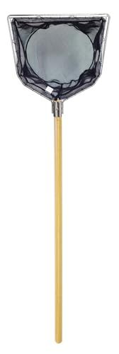 新品 昌栄 (SIYOUEI) 玉網 #306-1 ステン 二重枠木柄 100cm レース付 40cm