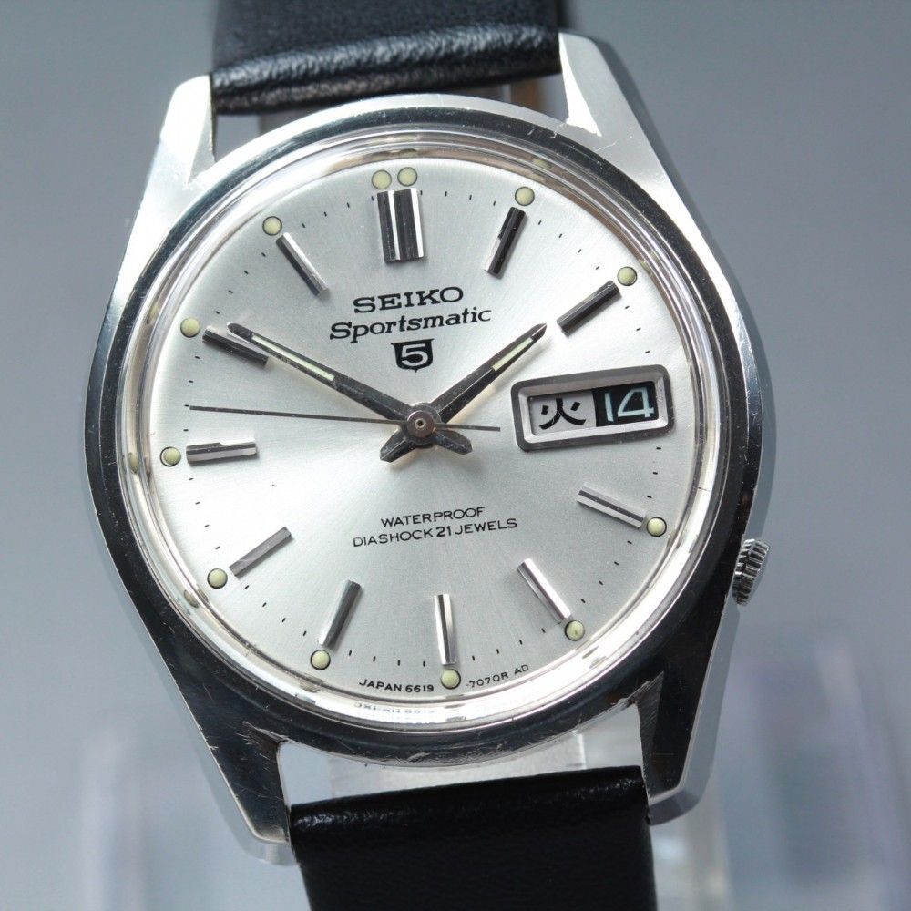 稼働品】SEIKO 5 6619-7070 2025年OH実施 自動巻き メンズ (1967年製) #