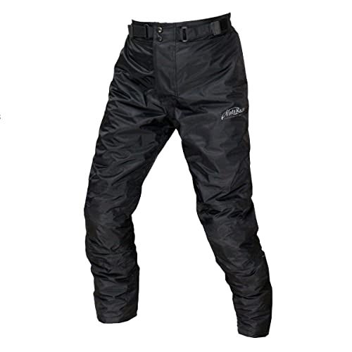 新品 モトベース（MOTO BASE）秋冬モデル 防寒・防風・防水 ウインターパンツ バイク用 ヒートプロテクトオーバーパンツ/MBOP-01 (ブラック・3L）