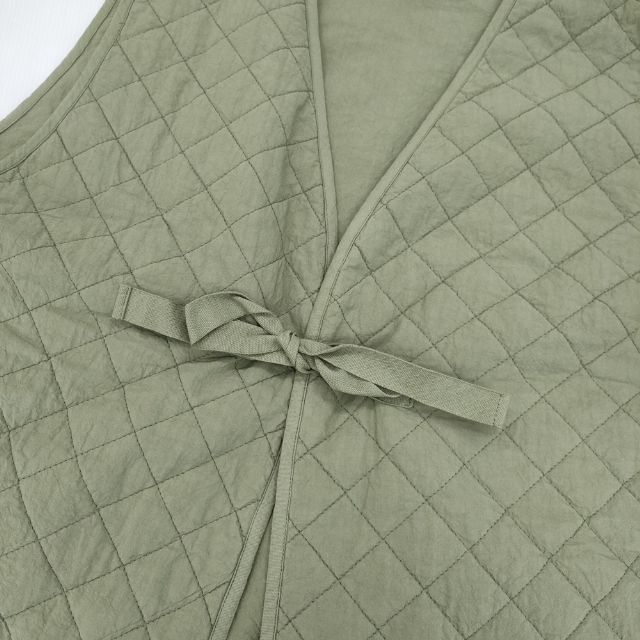 nest Robe コットンラミーキルティングリバーシブルベスト 01221-1147 ベスト カーキ レディース ネストローブ【中古】6-0304M∞ 2022010705.jpg