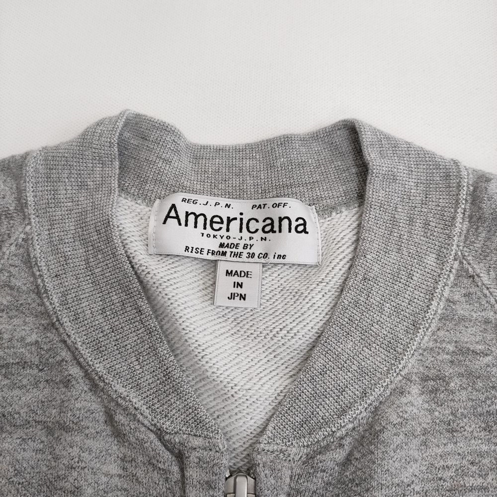 AMERICANA 未使用 スウェットロングブルゾン 定価19800円 BRF-563A 