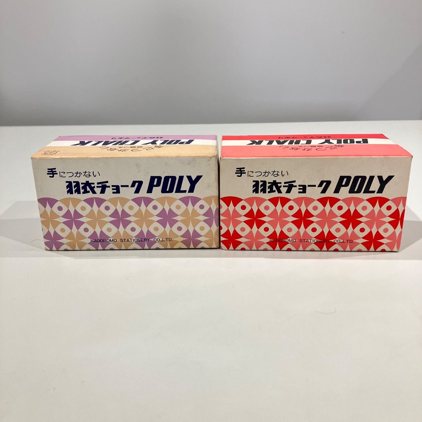羽衣チョーク POLY 赤 白 レトロ【送料無料】 - メルカリ