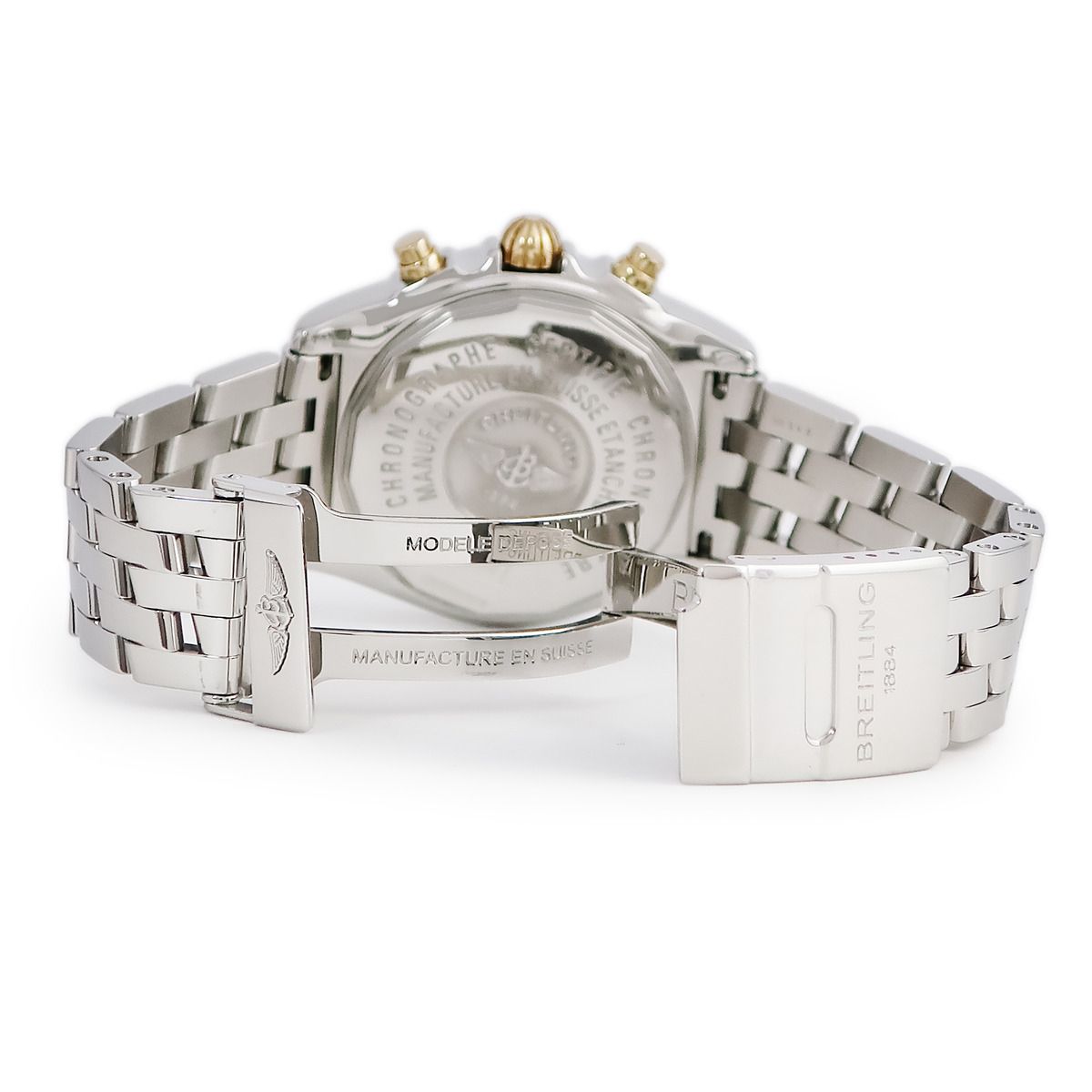  ブライトリング 腕時計 B13358 B154A97PA 鑑定済み ブランド 着心地重視 自動巻き時計 腕時計(アナログ)