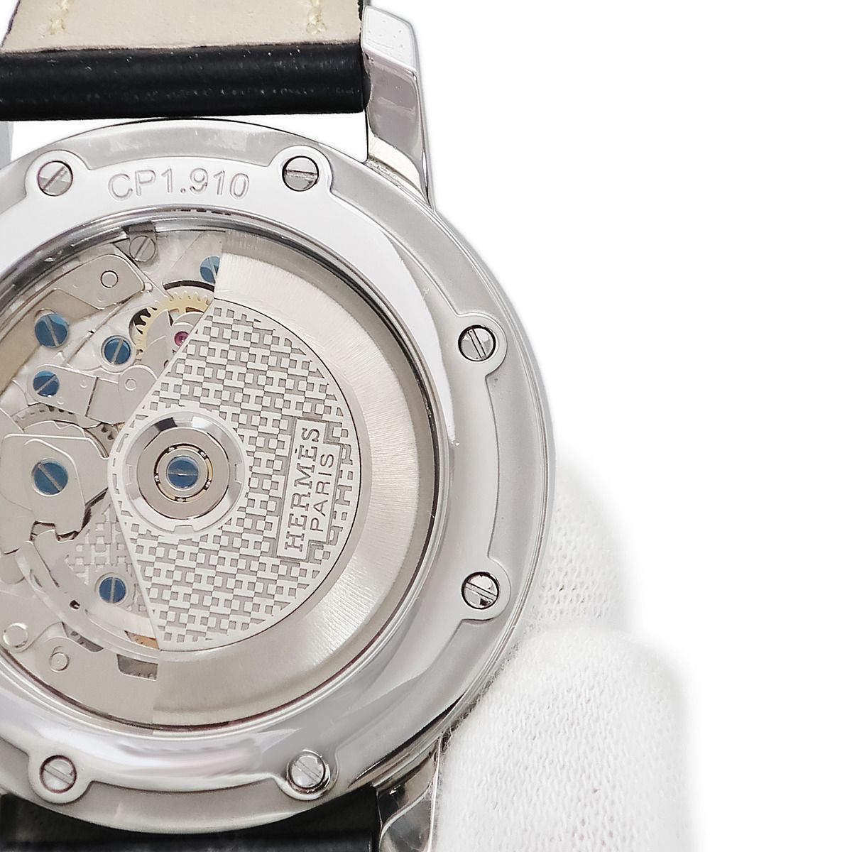  エルメス 腕時計 CP1.910.330 鑑定済み ブランド 防寒対策 自動巻き時計 腕時計(アナログ)