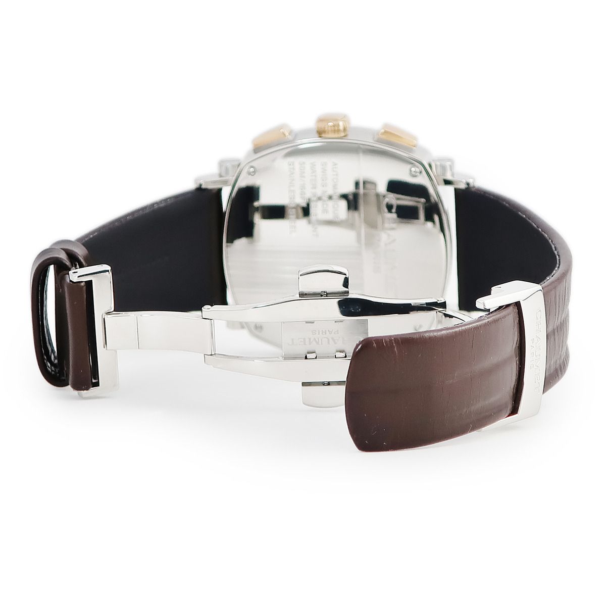  ショーメ 腕時計 W11790-30V 鑑定済み ブランド ビジネスカジュアル 自動巻き時計 腕時計(アナログ)