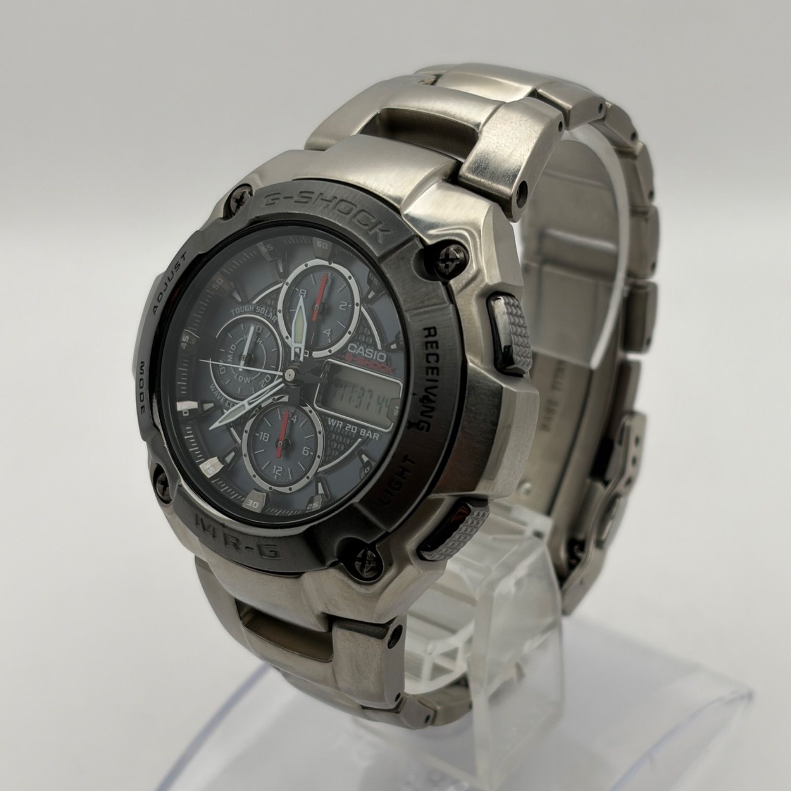 T813）希少！ 美品 正常稼動 CASIO カシオ 電波ソーラー G-SHOCK ジー 