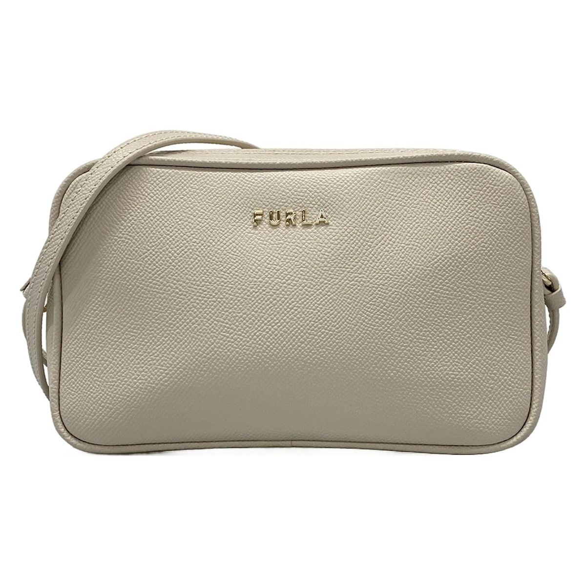 FURLA(フルラ) ショルダーバッグ美品 ライトグレー レザー 【公式通販】